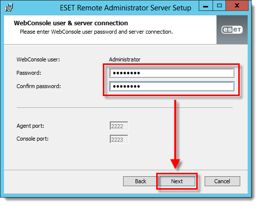 آموزش نصب ESET Remote administrator 6.x