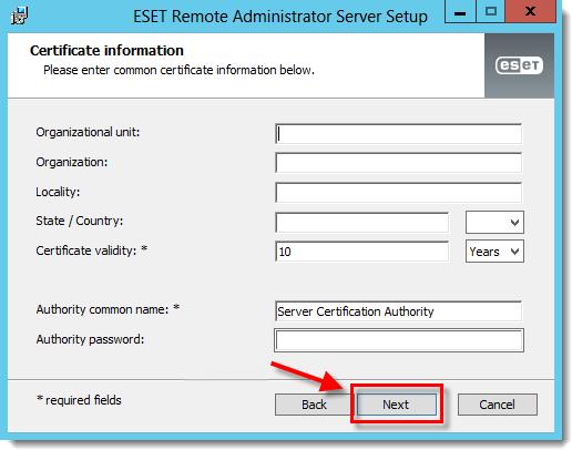 آموزش نصب ESET Remote administrator 6.x