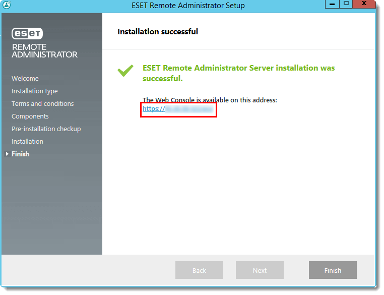 آموزش نصب ESET Remote administrator 6.x