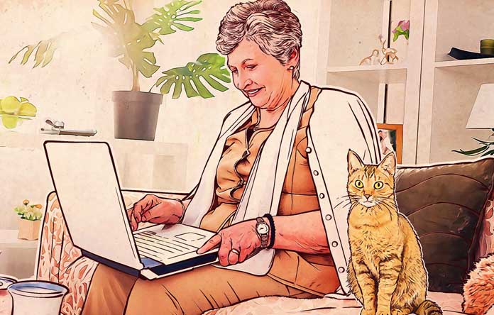 بررسی عادات و نگرانی های افراد مسن در دنیای آنلاین