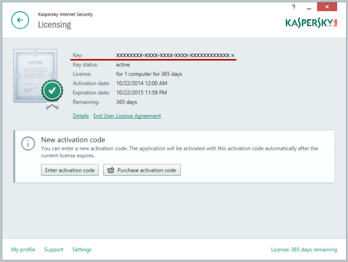 نحوه بدست آوردن لایسنس آنتی ویروس اینترنت سکیوریتی کسپرسکی برای تمدید – 2